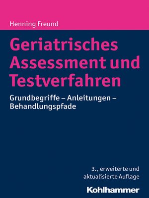 cover image of Geriatrisches Assessment und Testverfahren